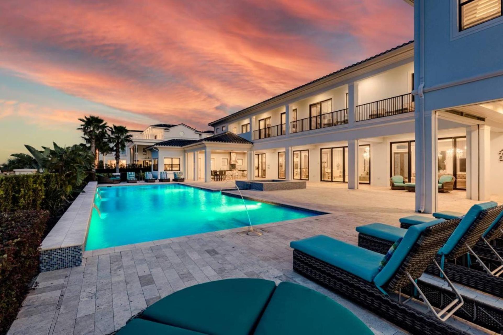 Beautiful 5 Star Mansion With Private Pool On The Prestigious Reunion Resort Orlando Mansion 6280 Kissimmee Exterior foto