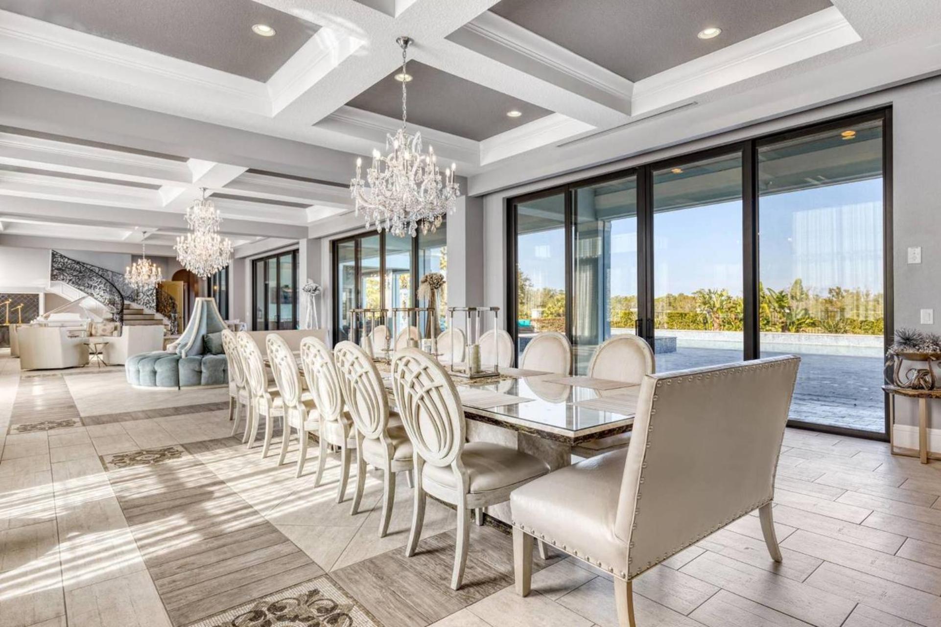 Beautiful 5 Star Mansion With Private Pool On The Prestigious Reunion Resort Orlando Mansion 6280 Kissimmee Exterior foto